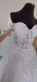 #244 Vestido evasê ombro a ombro