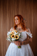 #244 Vestido evasê ombro a ombro