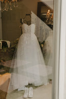 #174 Vestido império /boho punho de renda