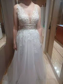 #217 Vestido Império Illusion Decotado com Renda