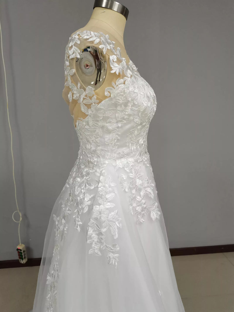 #016 Vestido de noiva em renda