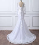 #111 Vestido Semi sereia manga longa