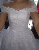 #198 Vestido princesa ombro a ombro