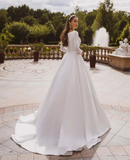 #047 Vestido Evasê Manga Longa