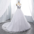 #046 Vestido Evasê de alcinha Bordado