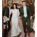 #128 Vestido Sereia Manga Longa