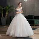 #087 Vestido Princesa Ombro a Ombro Renda