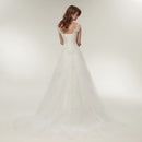 #214 Vestido Princesa Decote em "V" com Renda