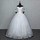 #140 Vestido Princesa Ombro a Ombro manga 3/4