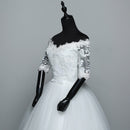 #140 Vestido Princesa Ombro a Ombro manga 3/4