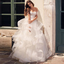 #163 Vestido princesa com camadas