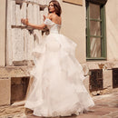 #163 Vestido princesa com camadas