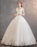 Vestido princesa ombro a ombro