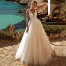 #216 Vestido Império Boho Decote em "V" de Alça