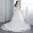 #222 Vestido Evasê de Manga longa