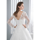 #222 Vestido Evasê de Manga longa