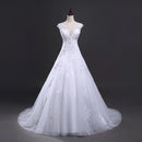 #214 Vestido Princesa Decote em "V" com Renda
