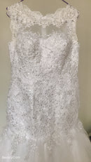 #091 Vestido Semi Sereia bordado