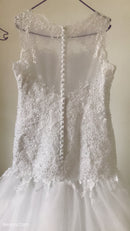 #091 Vestido Semi Sereia bordado