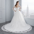 #222 Vestido Evasê de Manga longa