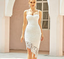 # Vestido Civil Sereia de Alça Midi