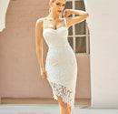 # Vestido Civil Sereia de Alça Midi