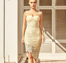 # Vestido Civil Sereia de Alça Midi