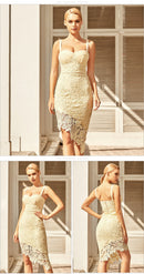 # Vestido Civil Sereia de Alça Midi