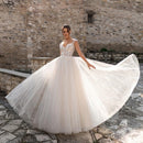 #120 Vestido império / boho com illusion