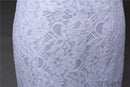 #133 Vestido Sereia Sem Manga Rendado