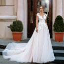 #033 VESTIDO DE NOIVA BOHO COM ILUSION