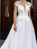 #033 VESTIDO DE NOIVA BOHO COM ILUSION