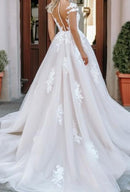 #033 VESTIDO DE NOIVA BOHO COM ILUSION