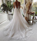 #209 Vestido império/ boho de alça Decote V Profundo com Renda