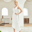 #079 VESTIDO DE NOIVA MIDI CIVIL