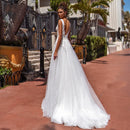 #235 Vestido Império Boho com Decote em V