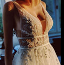 #217 Vestido Império Illusion Decotado com Renda
