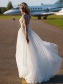 #202 Vestido Império Ilusion com Perolização