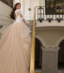 #229 Vestido Princesa Glamour Manga Longa