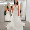 #131 Vestido sereia com alça