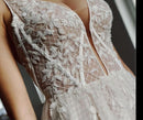 #238 vestido luxo Império Decote Profundo
