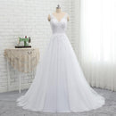 #162 vestido evase com decote em V